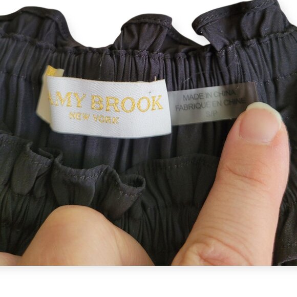 Ramy Brook Black Sleeveless Balloon Hem Blouse S - Picture 6 of 12